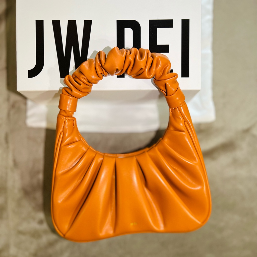 Jw Pei Women's Gabbi Ruched Hobo Handbag - Orange